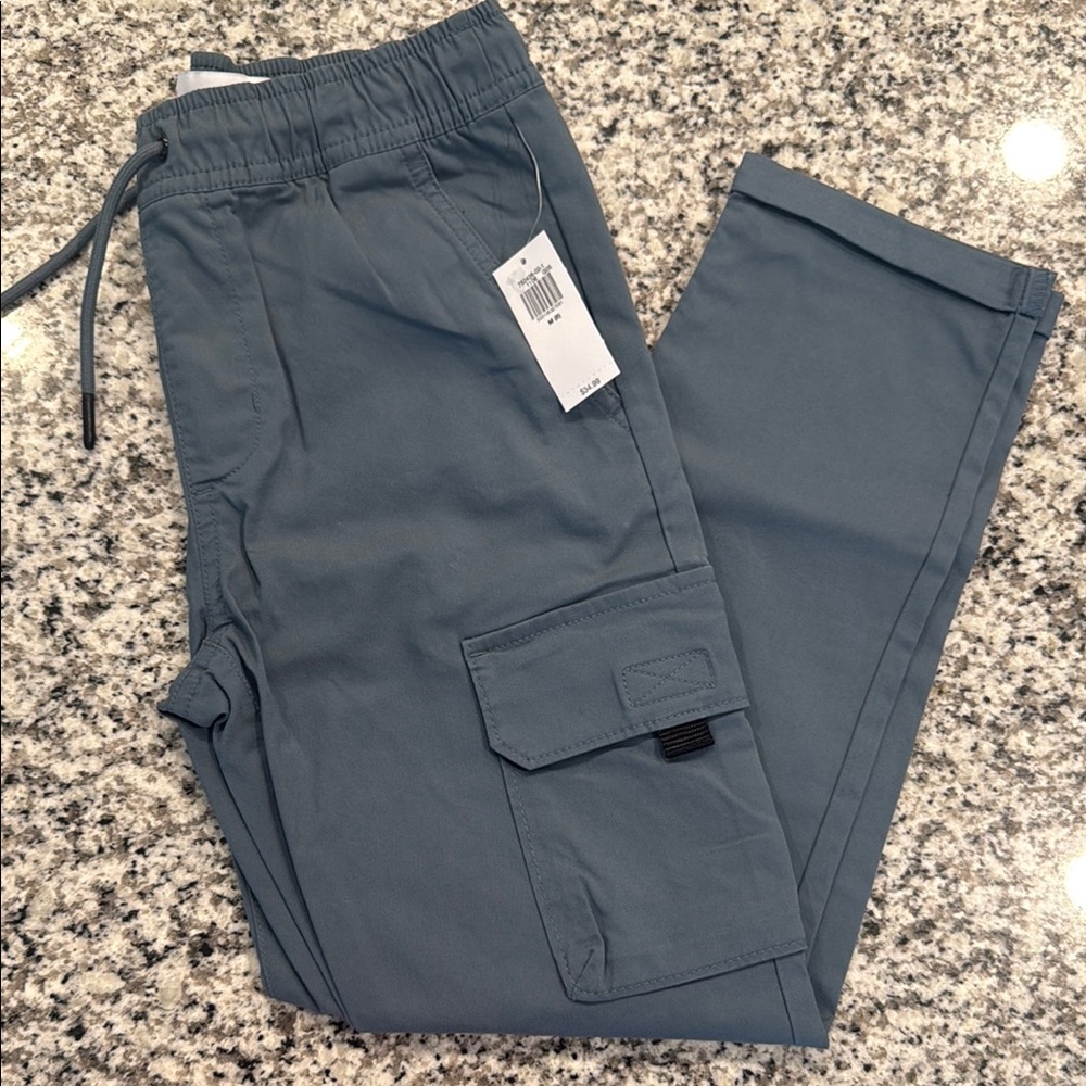 Old Navy Blue Cargo Pants with Streamlined Design